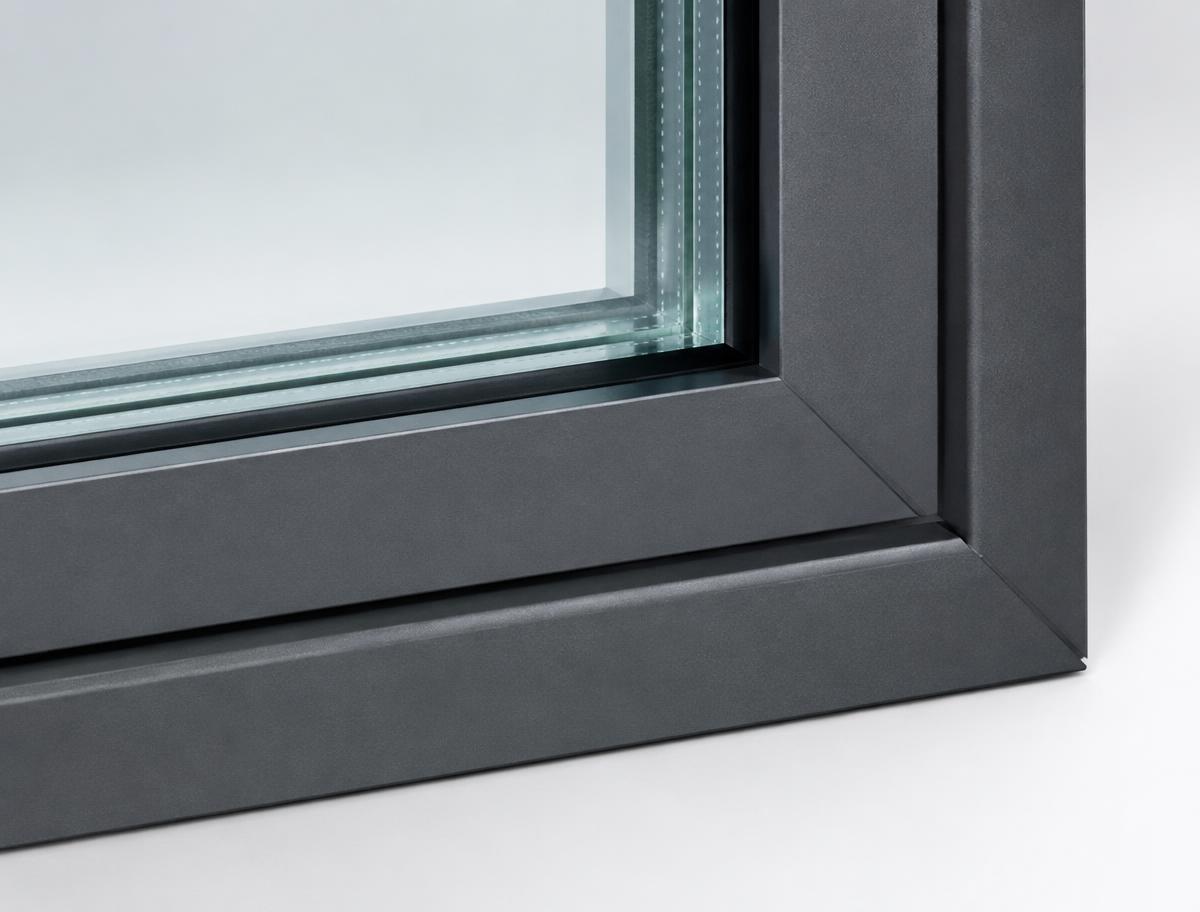 PVC vast raam